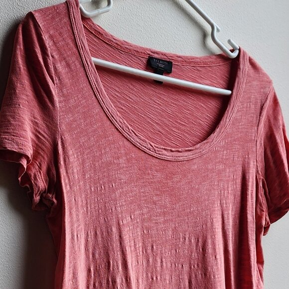 Talbots Coral Cotton Scoop Neck T-Shirt Size Petite Small - Picture 2 of 14